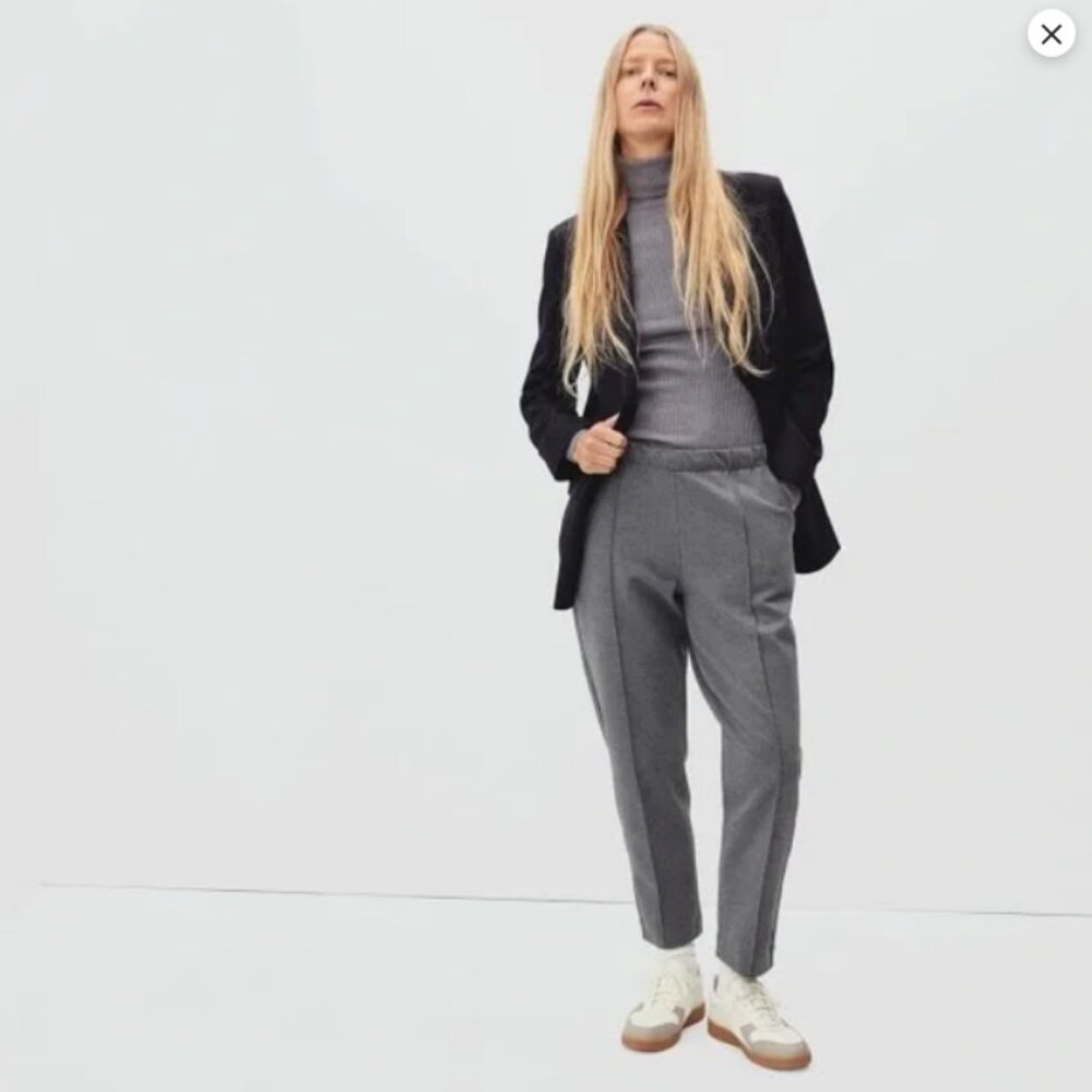 Everlane The Dream Pant in Heathered Charcoal - Size Small